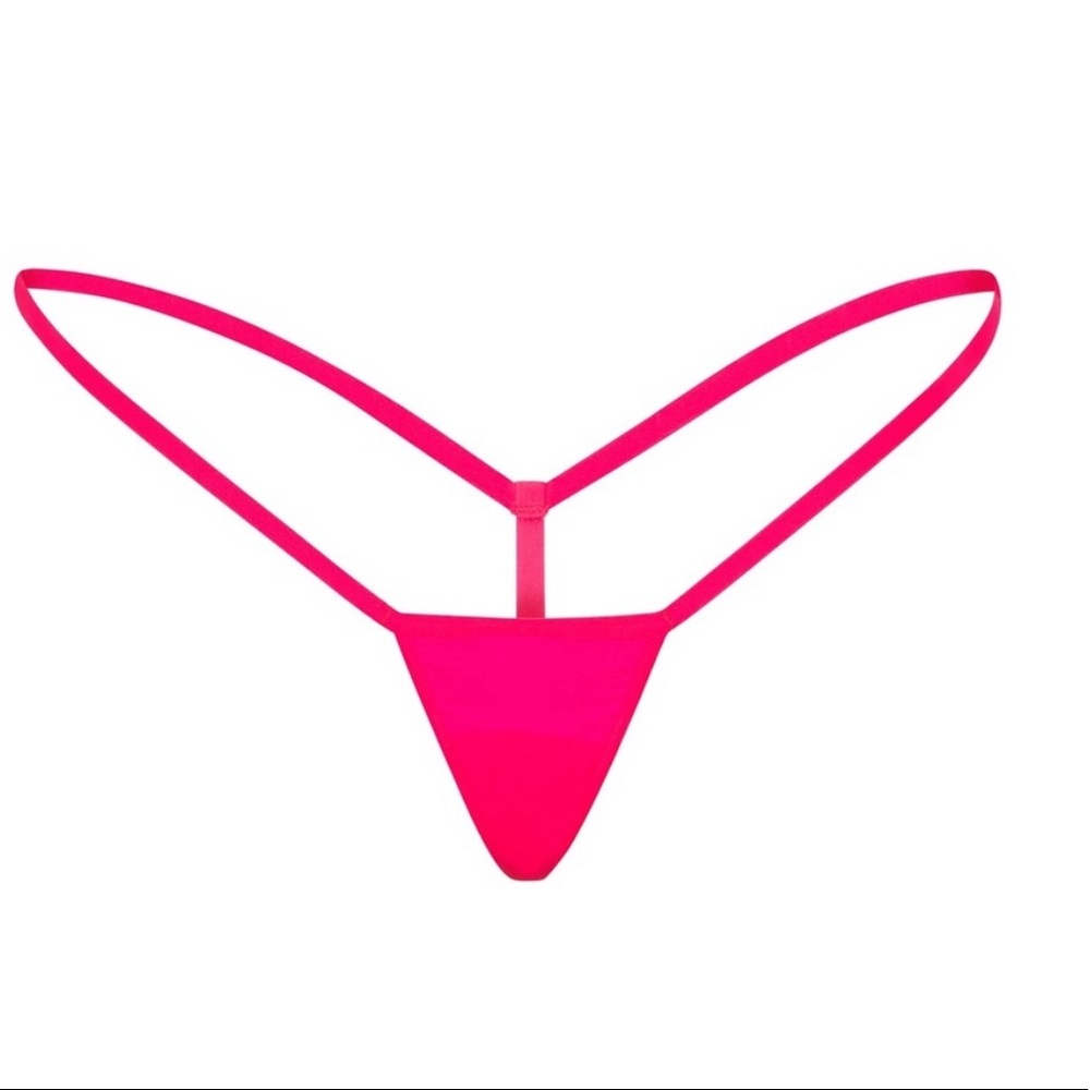Skims fits everybody micro thong in neon pink